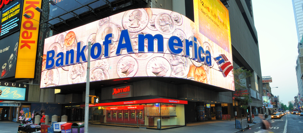 Facade of BankOfAmerica