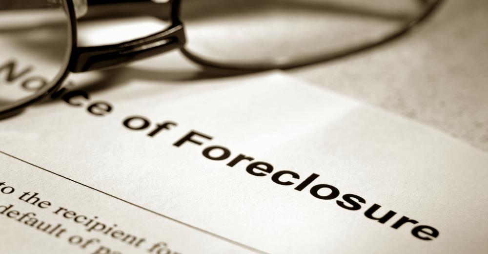 Notice of foreclosure