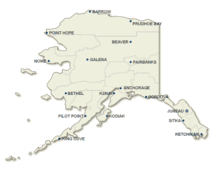 Alaska map