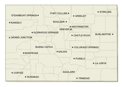 Colorado map