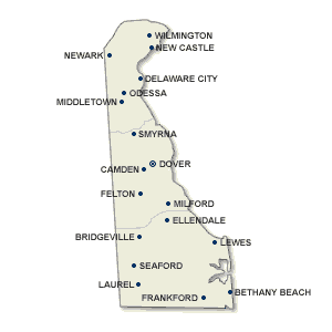 Delaware map