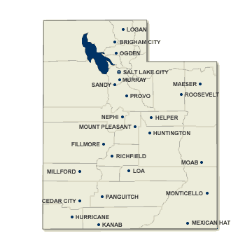 Utah map