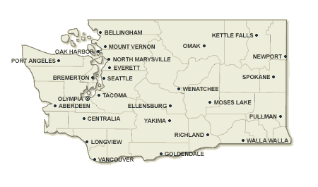 Washington map